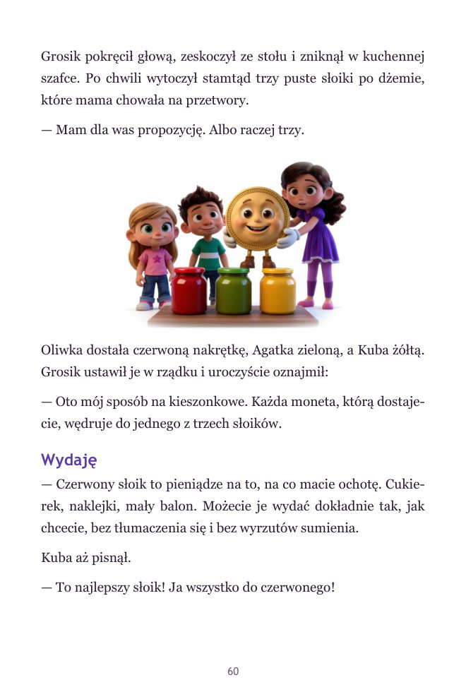 Rozdział 8: trzy słoiki, wydaję, oszczędzam, dzielę się